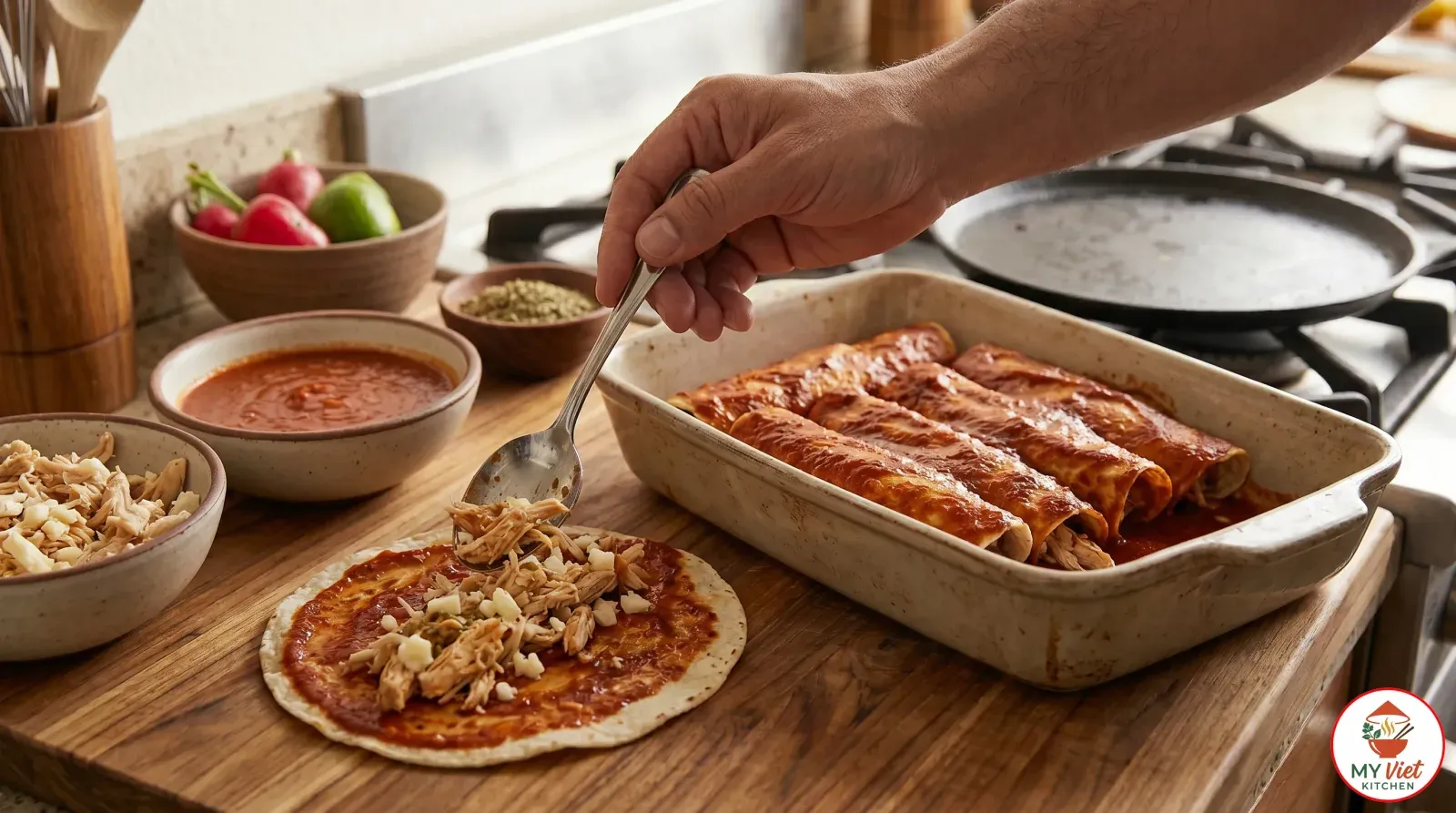 Step 5- Fill, Roll, and Bake