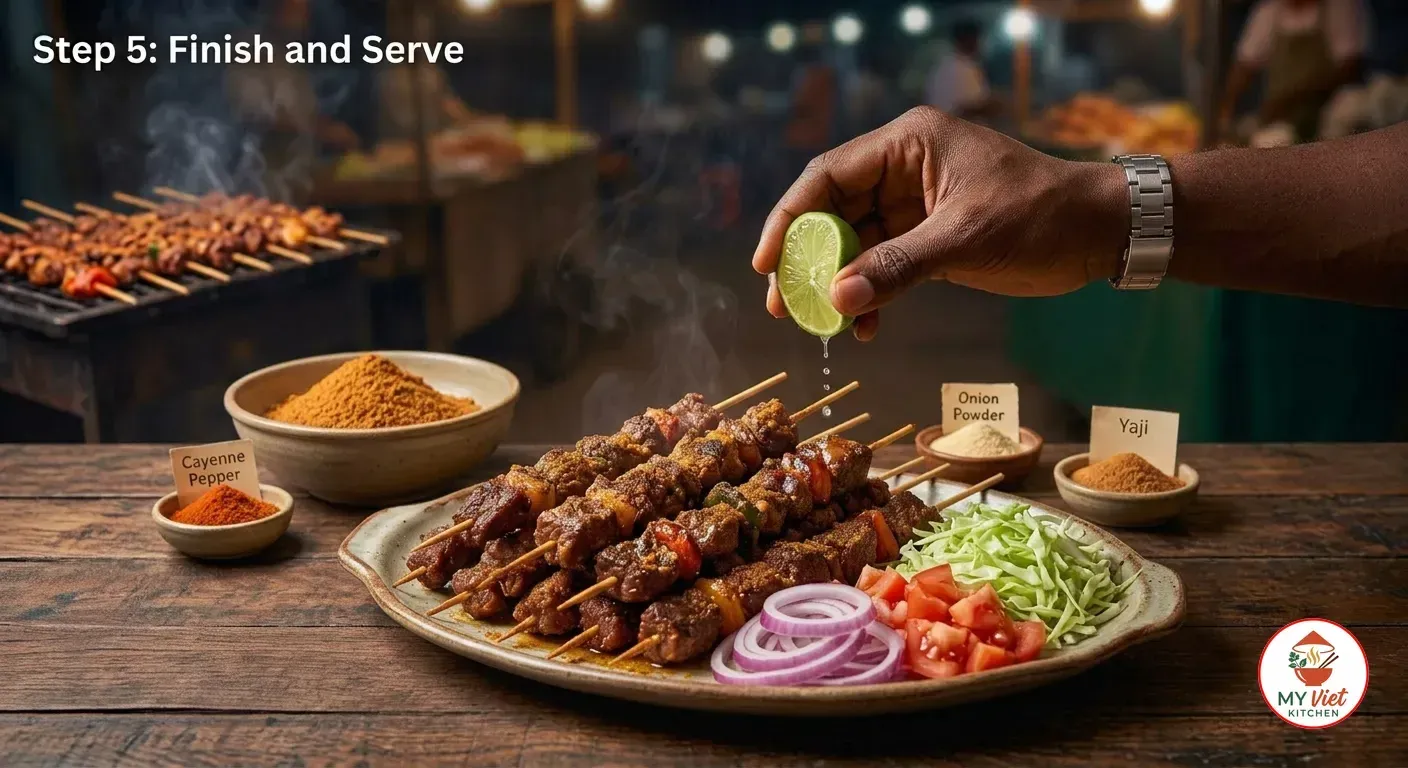 Step 5- Finish and Serve
