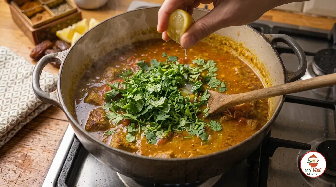 Step 5- Finish with Fresh Herbs and Lemon