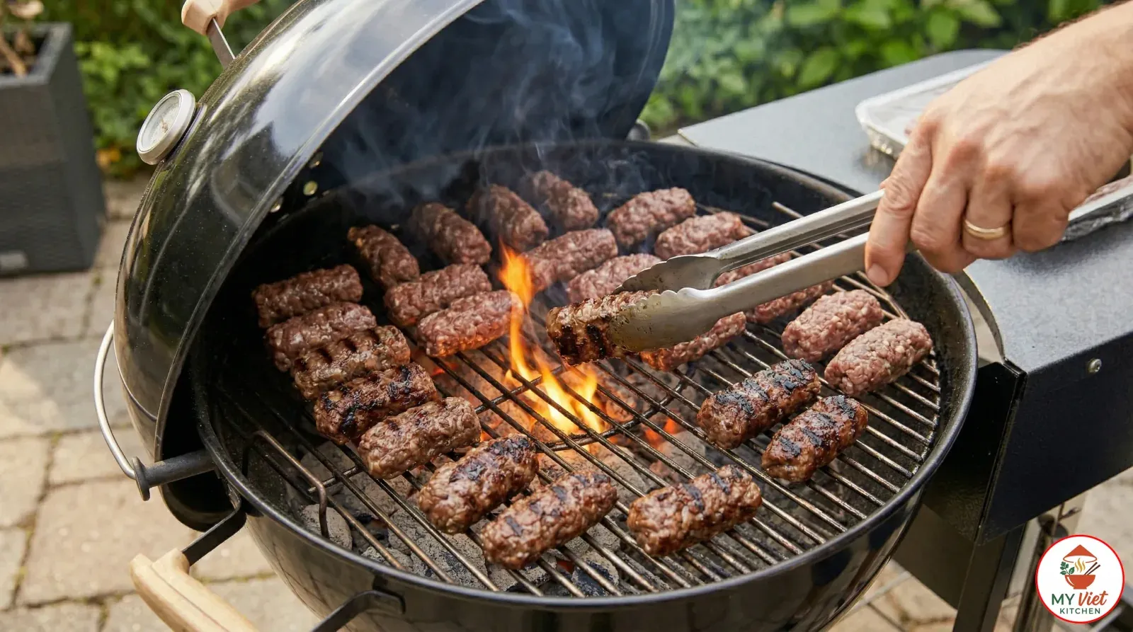 Step 5- Grill the Mici