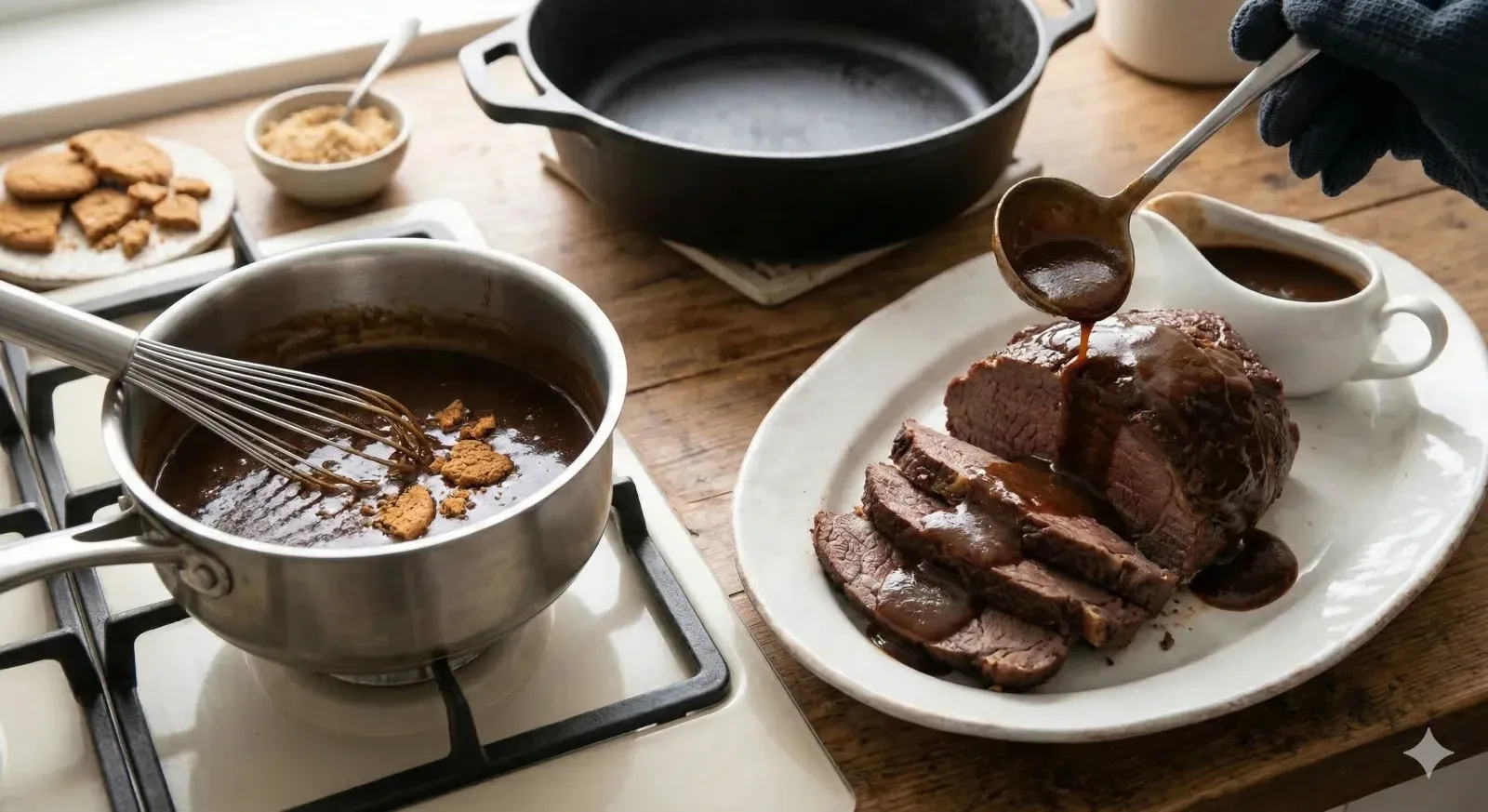 Step 5: Make the Gravy and Serve