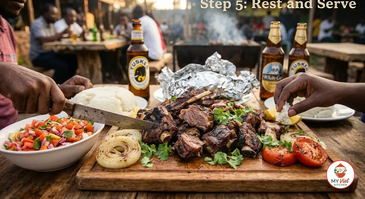 Step 5- Rest and Serve