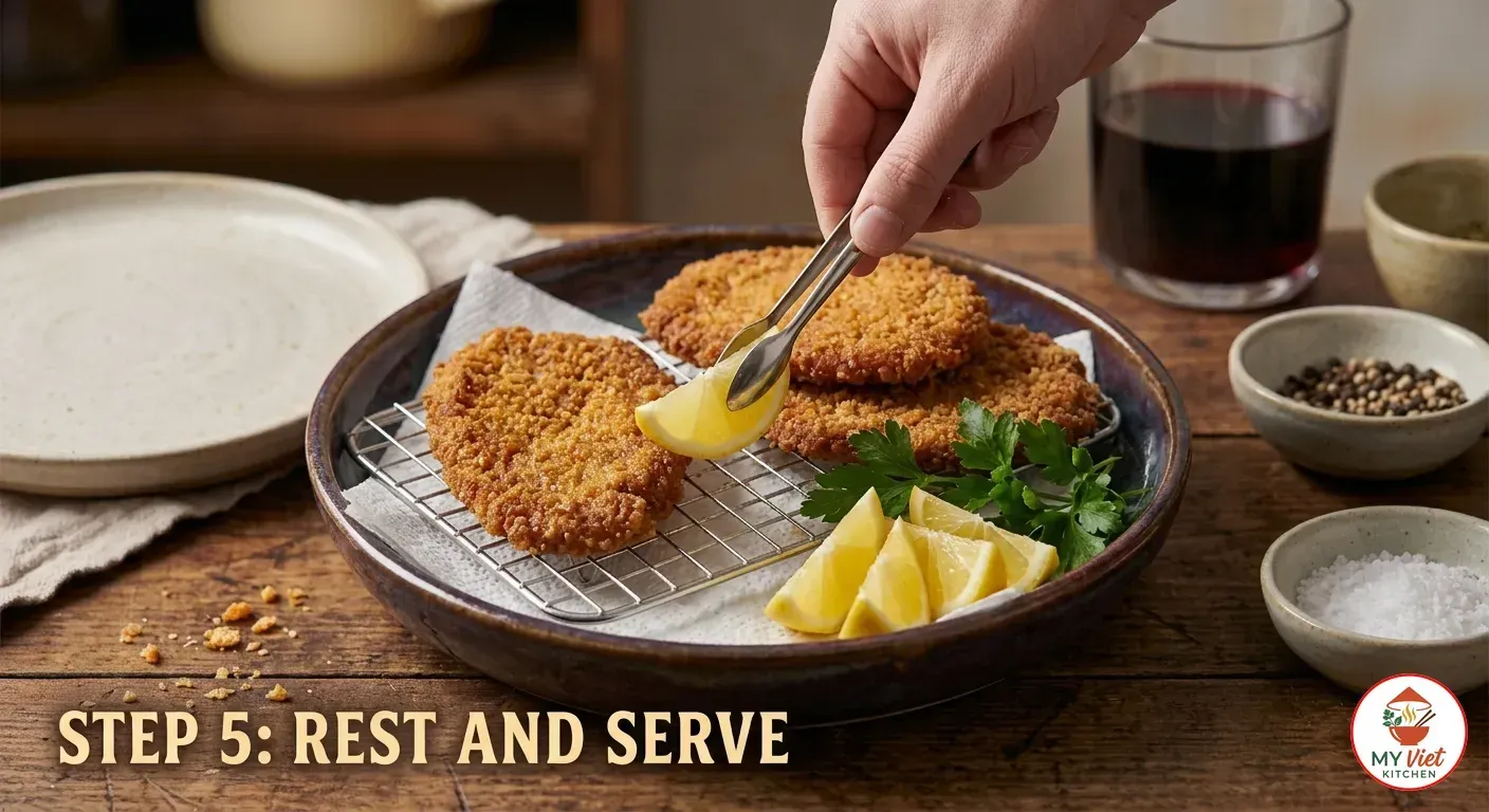 Step 5- Rest and Serve