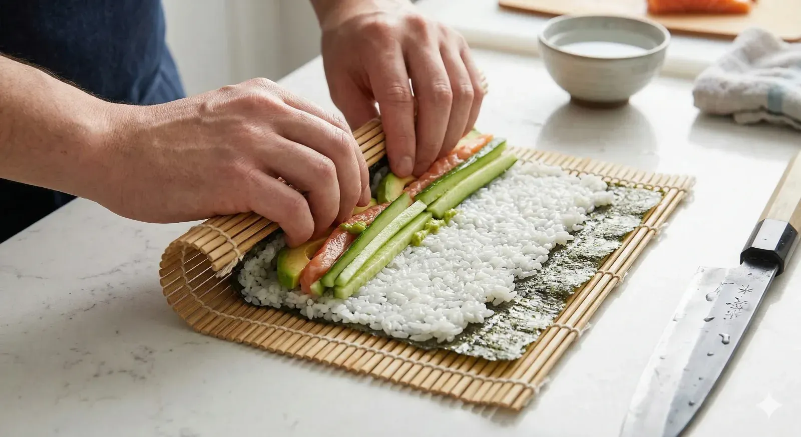 Step 5: Roll Maki Sushi