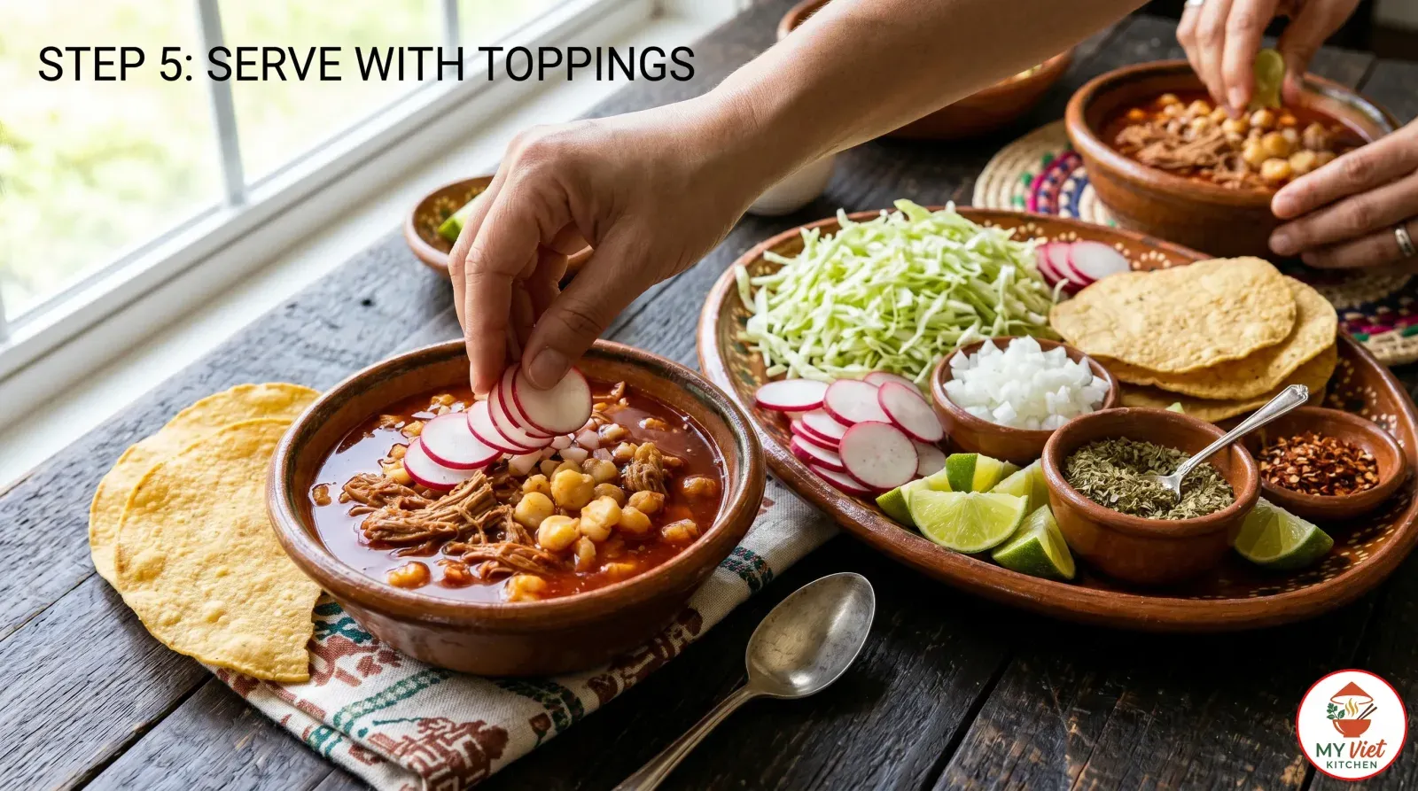 Step 5- Serve with Toppings
