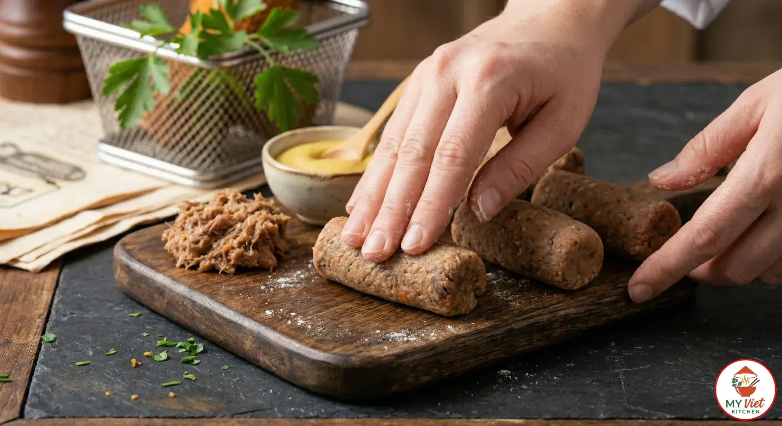 Step 5- Shape the Kroket