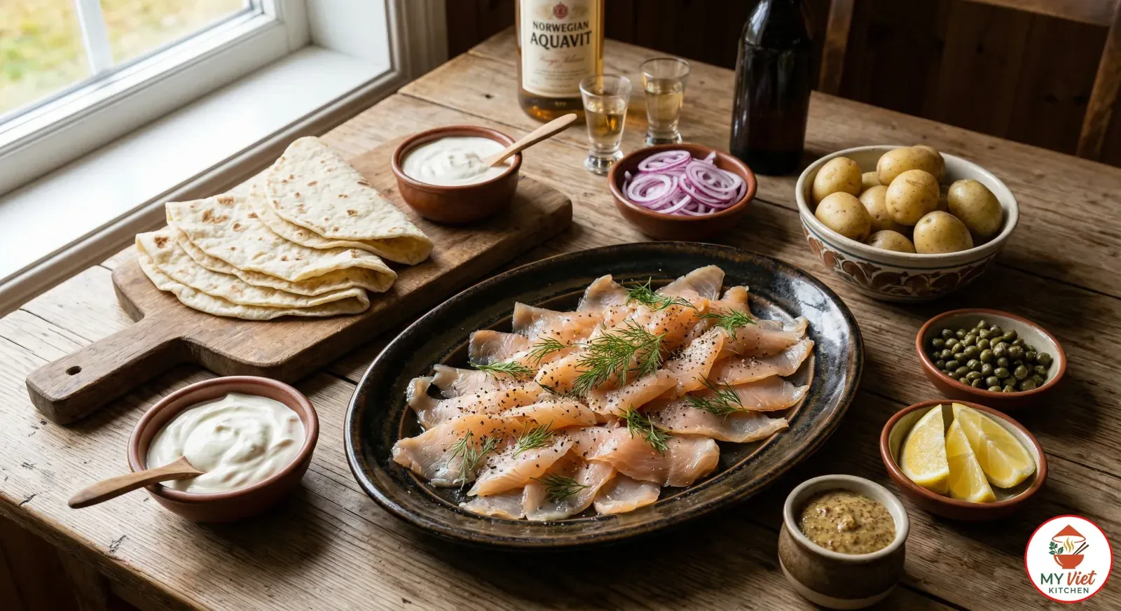 Step 5- Slice and Serve the Rakfisk