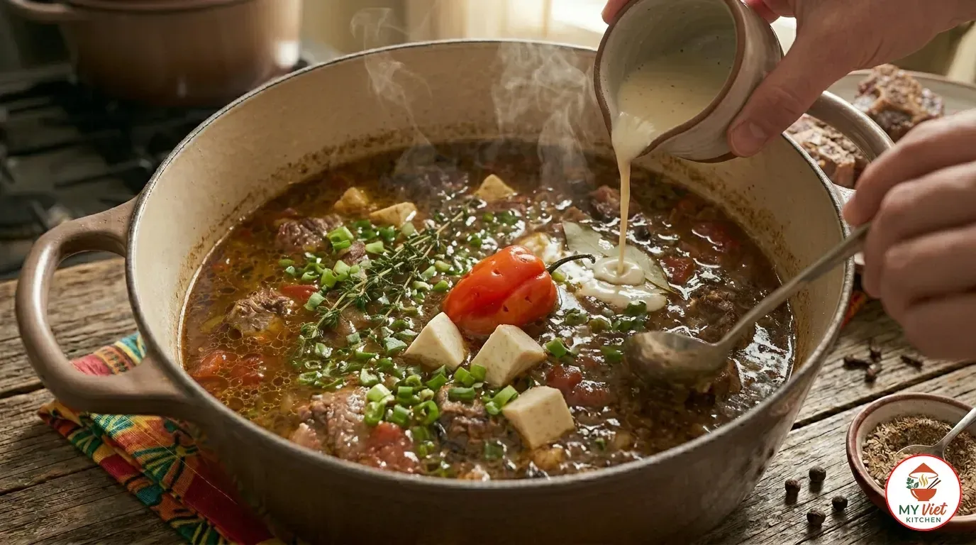 Step 5- Thicken and Finish