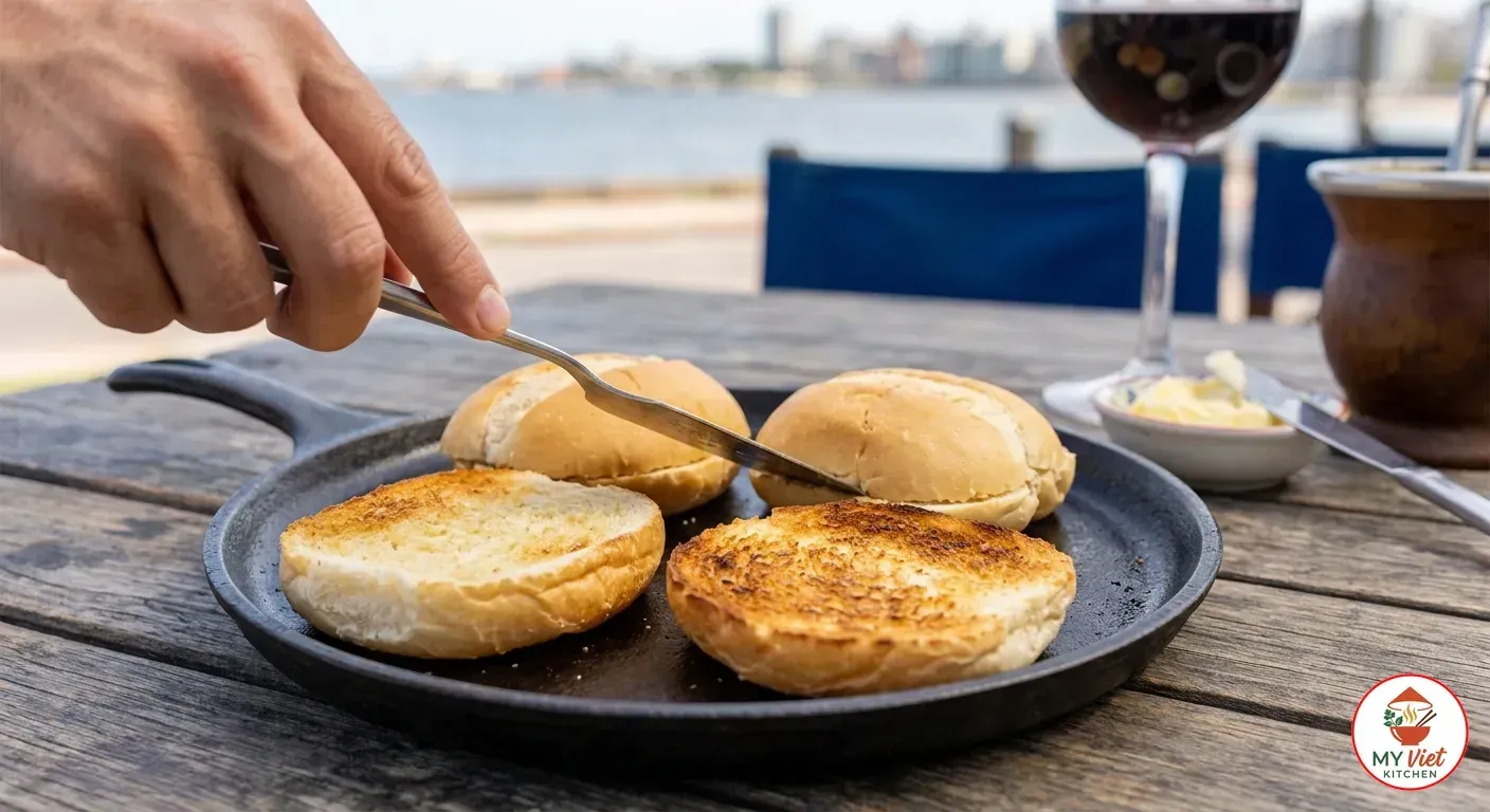 Step 5- Toast the Buns