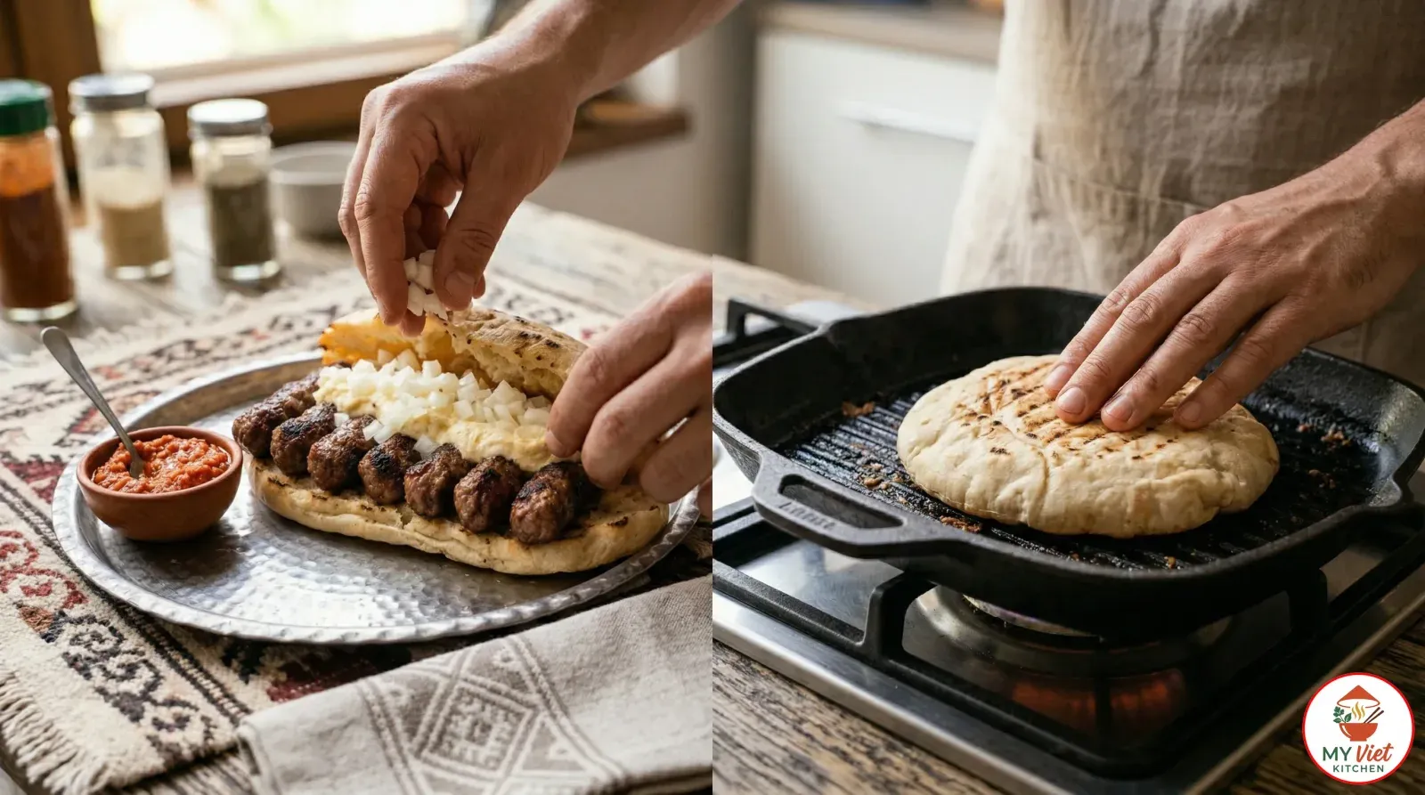 Step 5- Warm the Bread and Serve