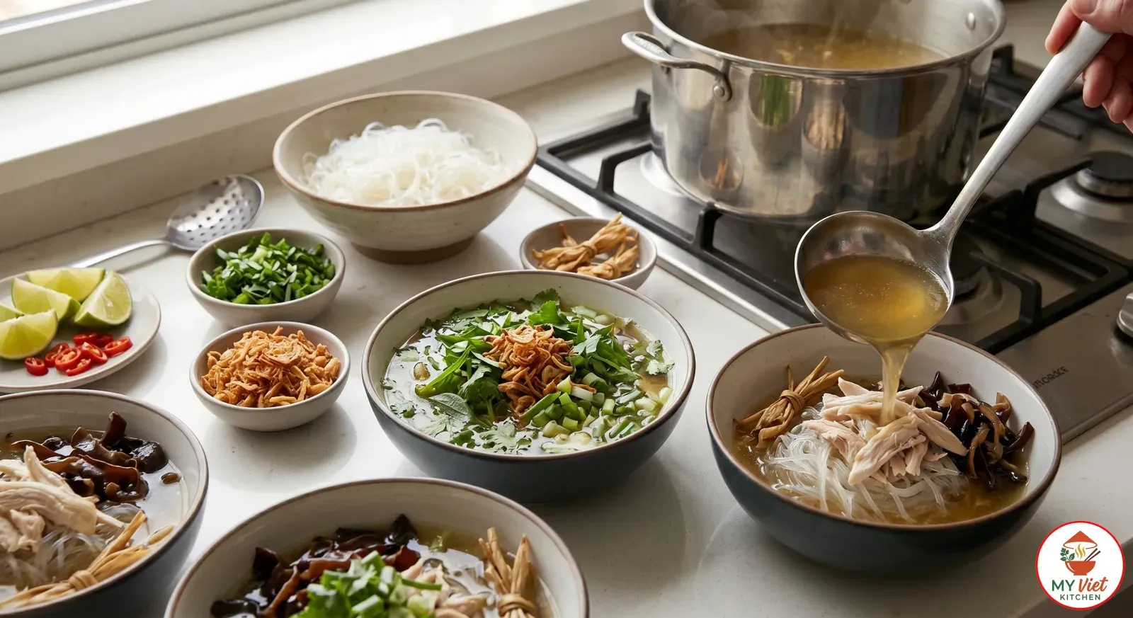 Step 6- Assemble the Bowls