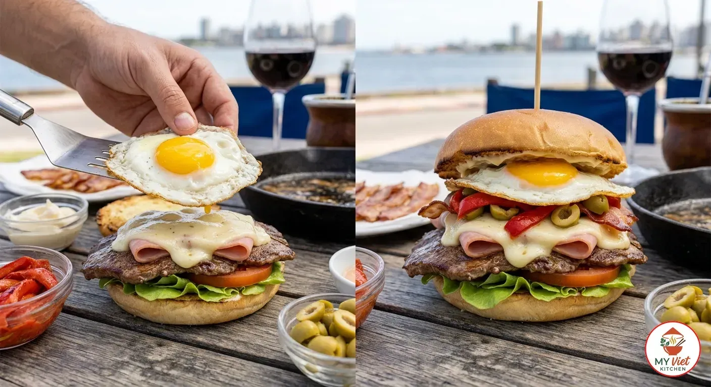 Step 6- Assemble the Chivito