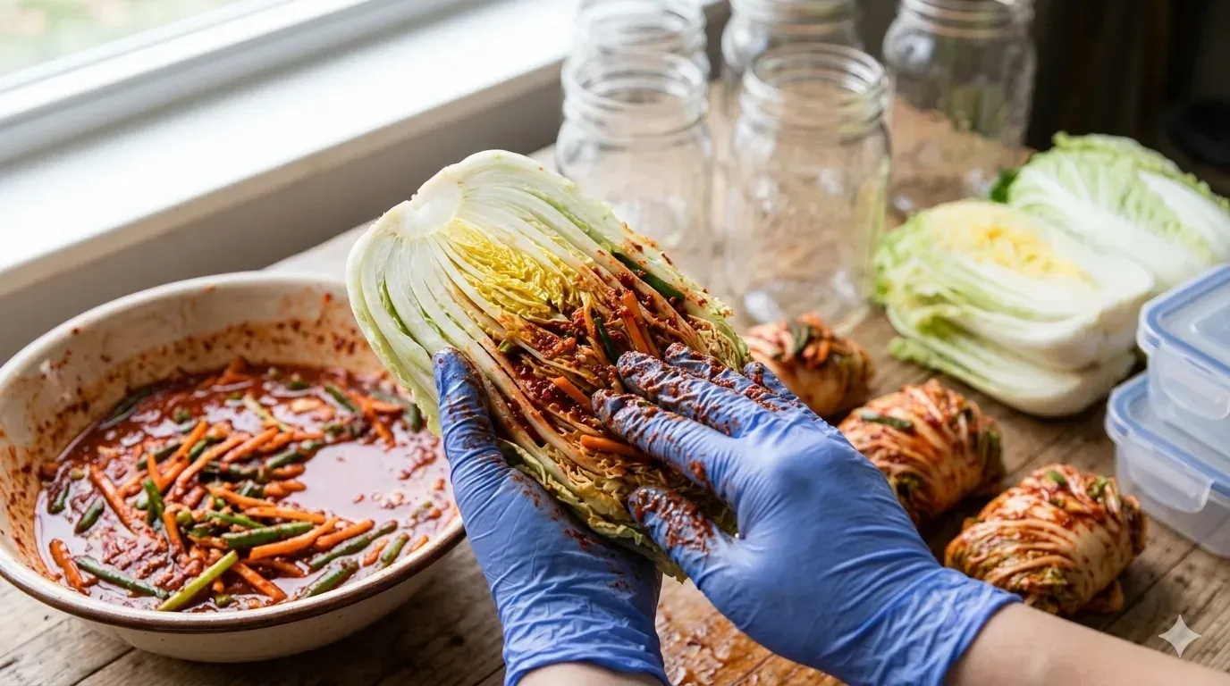 Step 6: Coat the Cabbage