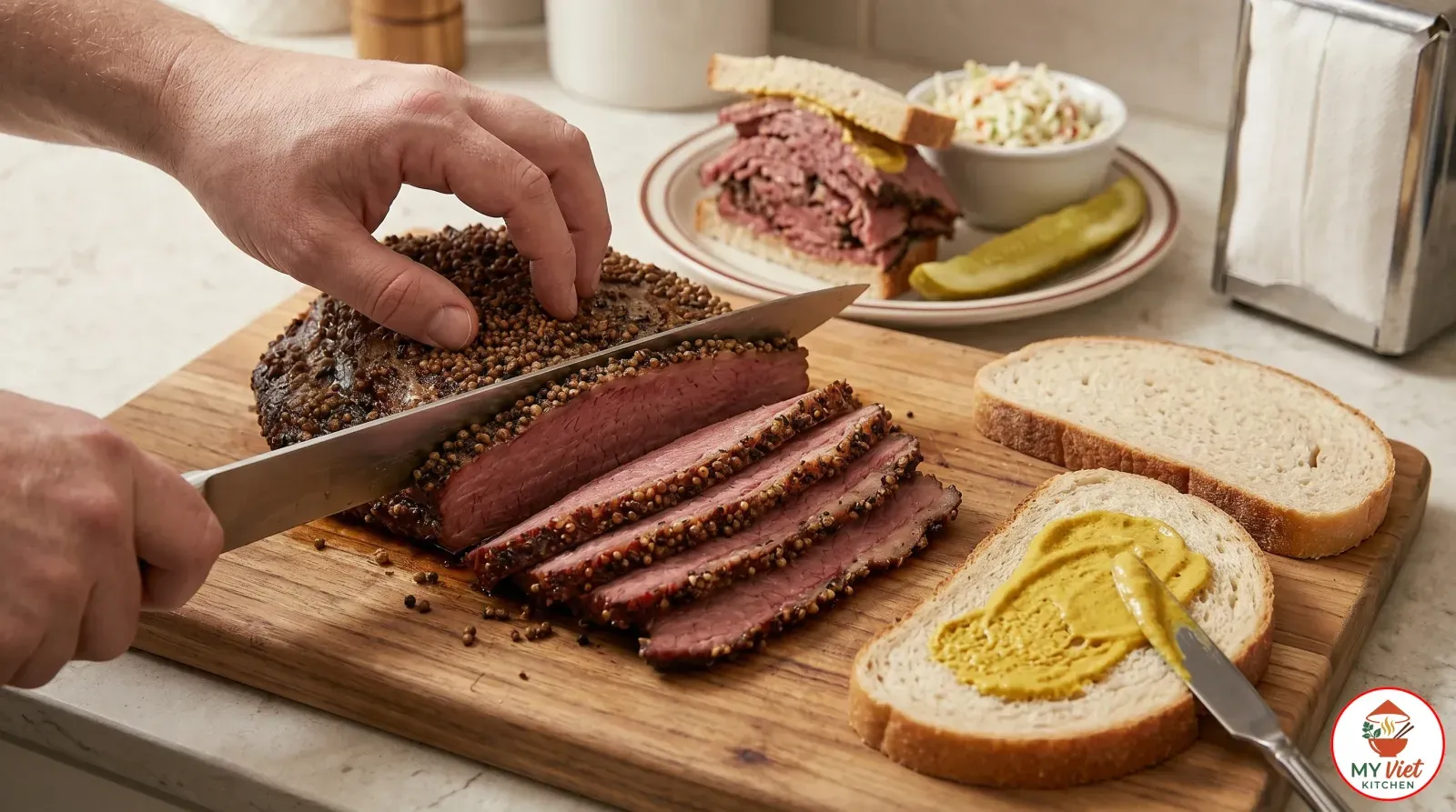 Step 6- Slice and Assemble the Sandwich