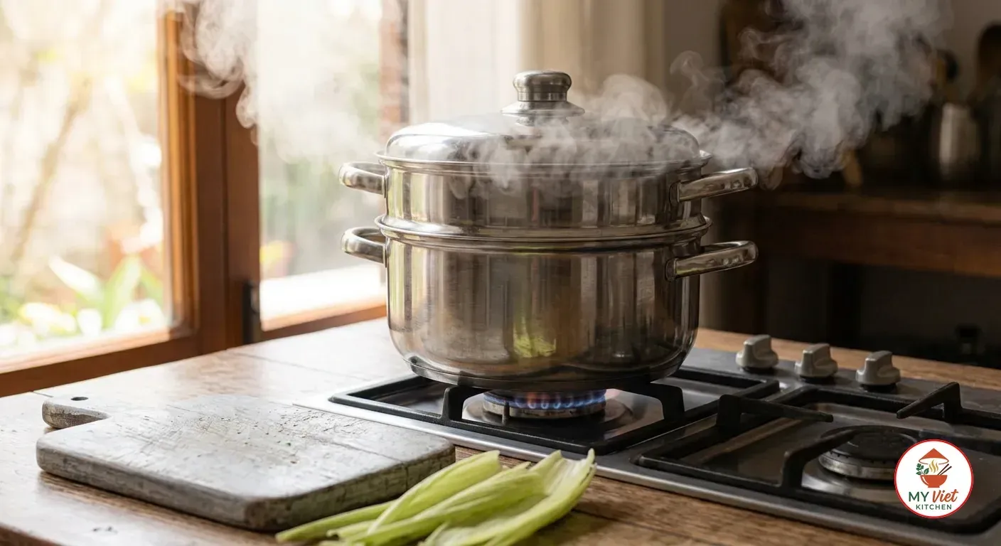 Step 6- Steam the Humitas
