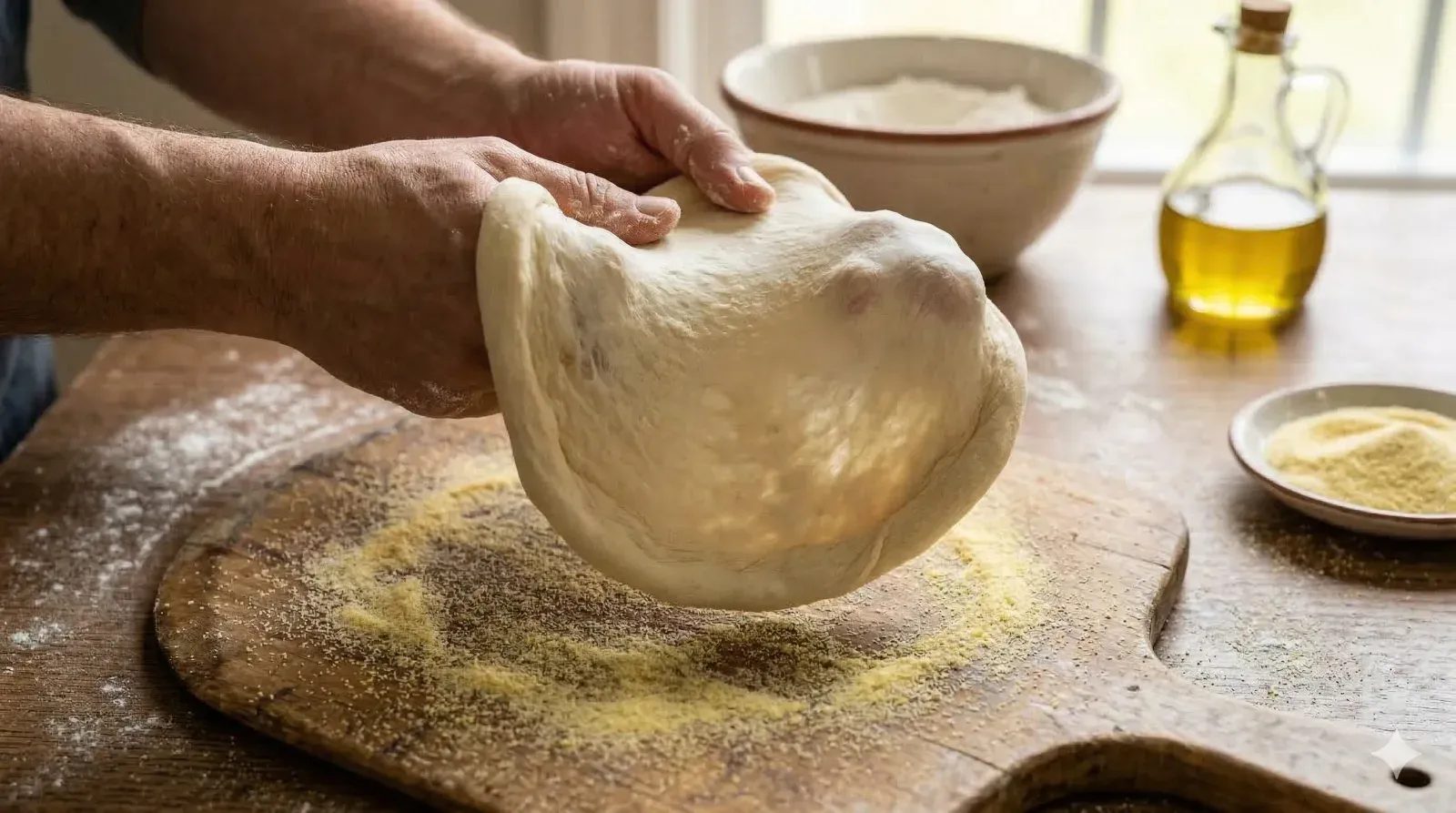 Step 6: Stretch the Pizza Base