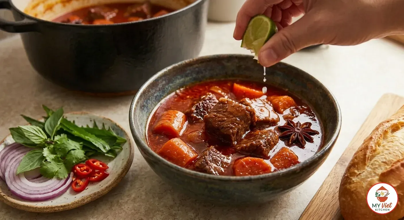 Step 6- Thicken and Serve