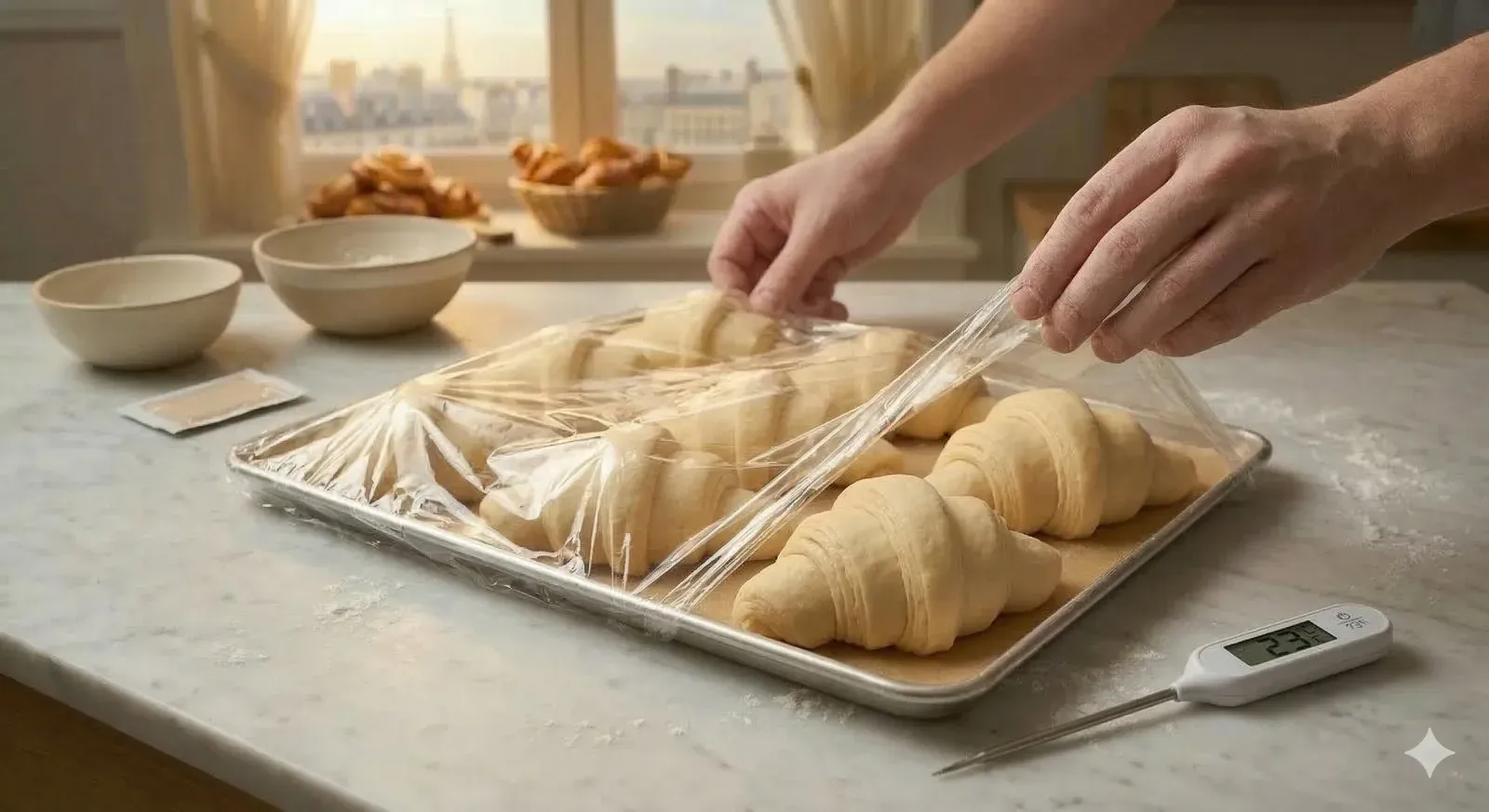 Step 7: Proof the Croissants