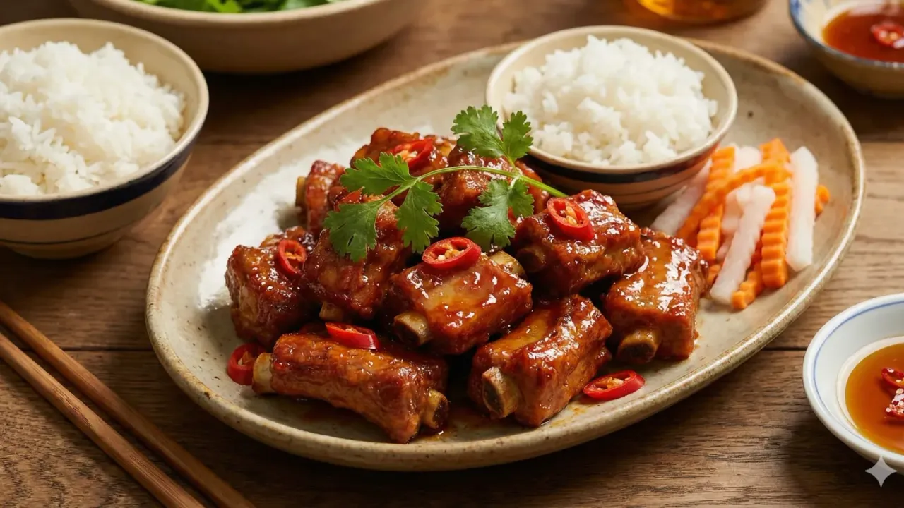 Sườn Xào Chua Ngọt