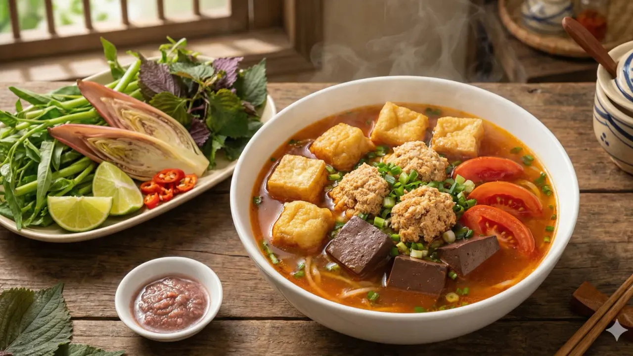 Vietnamese Crab Noodle Soup