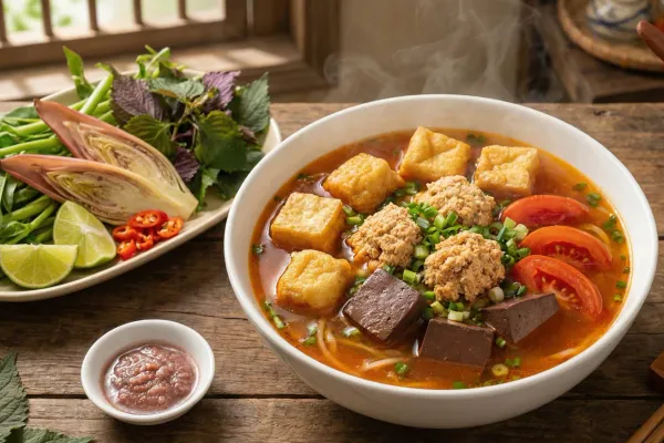 Vietnamese Crab Noodle Soup