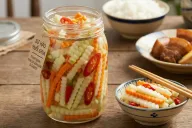 Vietnamese pickled kohlrabi