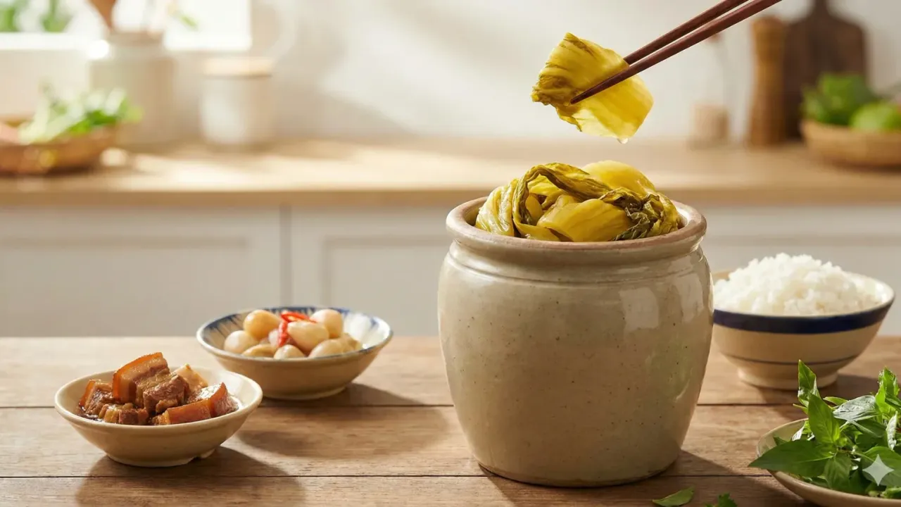 Vietnamese Pickled Mustard Greens