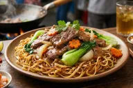 Vietnamese Stir-Fried Pho Noodles with Beef