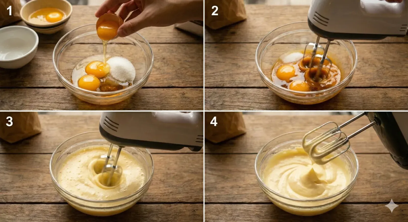 Whipping egg cream for Vietnamese egg coffee recipe